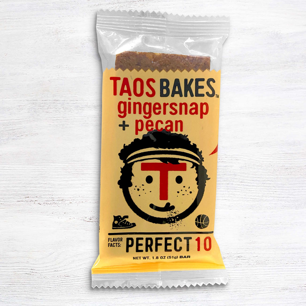 Taos Bakes Gingersnap + Pecan