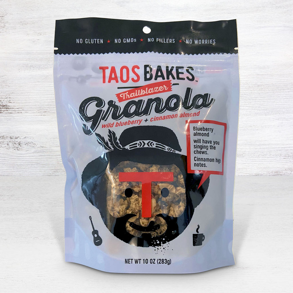 Taos Bakes Trailblazer Granola - Wild Blueberry + Cinnamon Almond