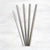 BamBrush Reusable Metal Straws + Cleaning Brush
