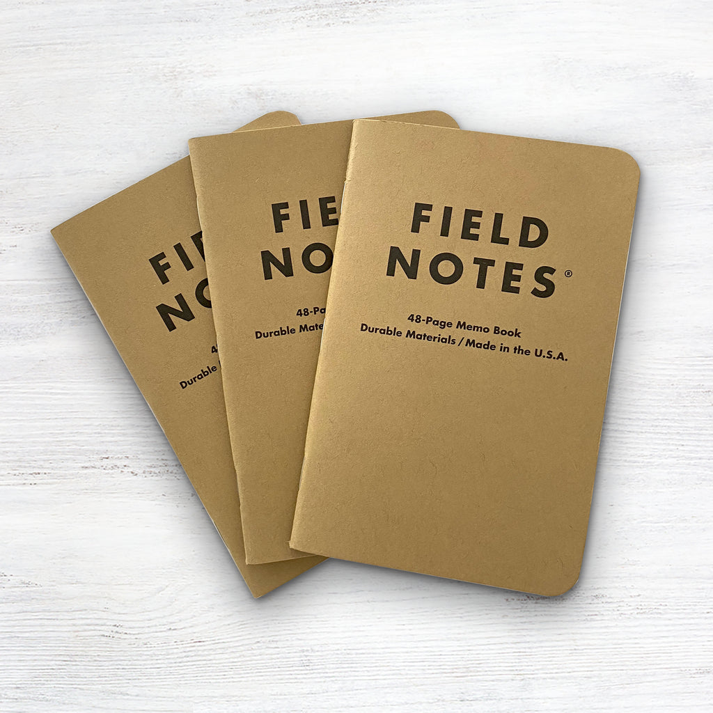 Field Notes Original Kraft Mixed 3-Pack