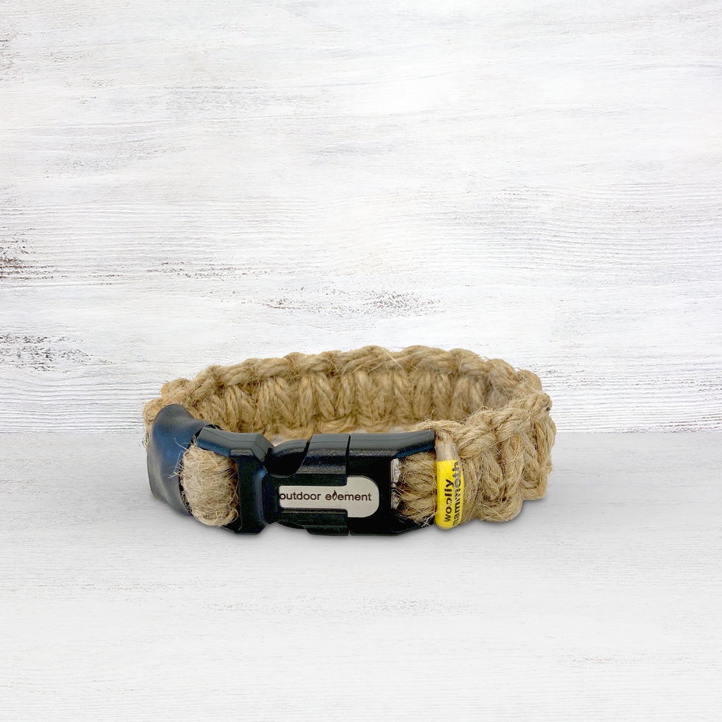 Outdoor Element Woolly Mammoth Survival Jute Bracelet